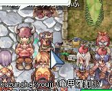 ご満悦のキョータン。ちなみに頬紅まで。
